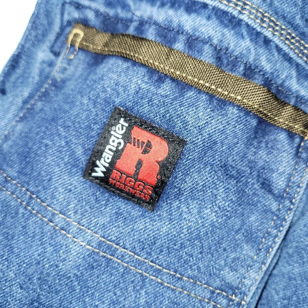 Wrangler‎ Riggs Workwear Men's 46x30 Dark Wash Carpenter Jeans